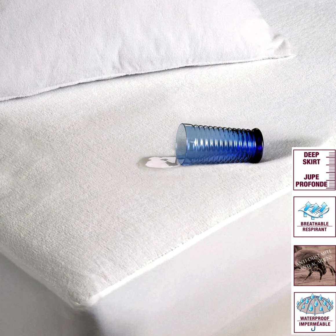 Studio 707 - Terry Waterproof Mattress Protector