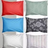 Studio 707- T150 Printed/solid Colour Cotton Pillow Case