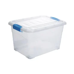 Studio 707 - Transparent 70litre Storage Tores with Locking