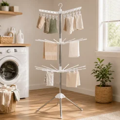 Studio 707-tri-fold Tower Clothes Rack 170x68.5cm