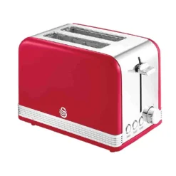 Swan 2-slice Retro Red Toaster