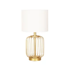 Table Lamp Gold Cage