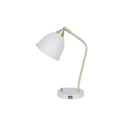Table Lamp White USB