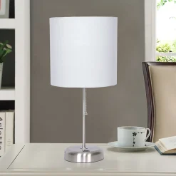 Table Lamp with Device Charger Base