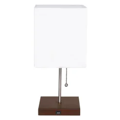 Table Lamp with Device Charger Base