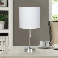 Table Lamp with Device Charger Base