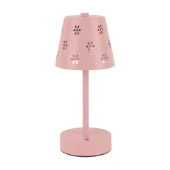 Table Lamp with USB Charger – Decorative Cutout Design (10–15 cm)