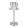 Table Lamp with USB Charger – Metallic Finish (10–15 cm)