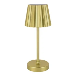 Table Lamp with USB Charger – Metallic Finish (10–15 cm)