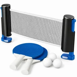 Table Tennis Set with Expandable Net