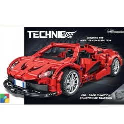Technic Red Racing Car Building Set – 445 Pieces