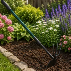 Telescopic Dual-Purpose Garden Hoe – Adjustable Hoe and Cultivator Tool