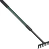 Telescopic Five-Tine Garden Rake – Adjustable Cultivating and Soil Preparation Tool