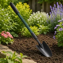 Telescopic Wide Garden Shovel – Adjustable Hand Tool for Digging and Planting