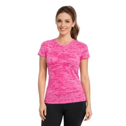 Textured Crew Neck T-Shirt
