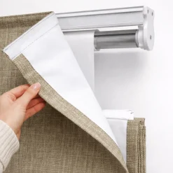 Textured Linen-Style Roman Shade