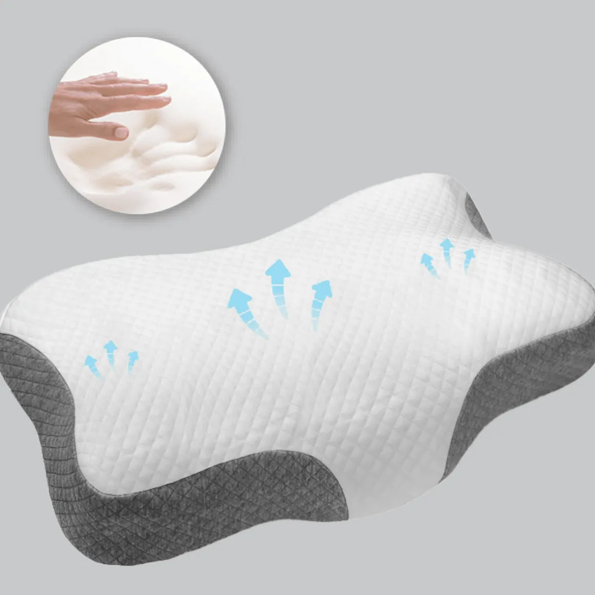 Therapeutic Memory Foam Pillow 19x30x4””