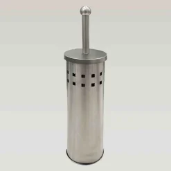 Toilet Brush Set With Holder And Square Holes On Body