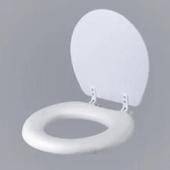 Toilet Seat Padded and Soft Close with Top Fitting | 42 x 36 cm