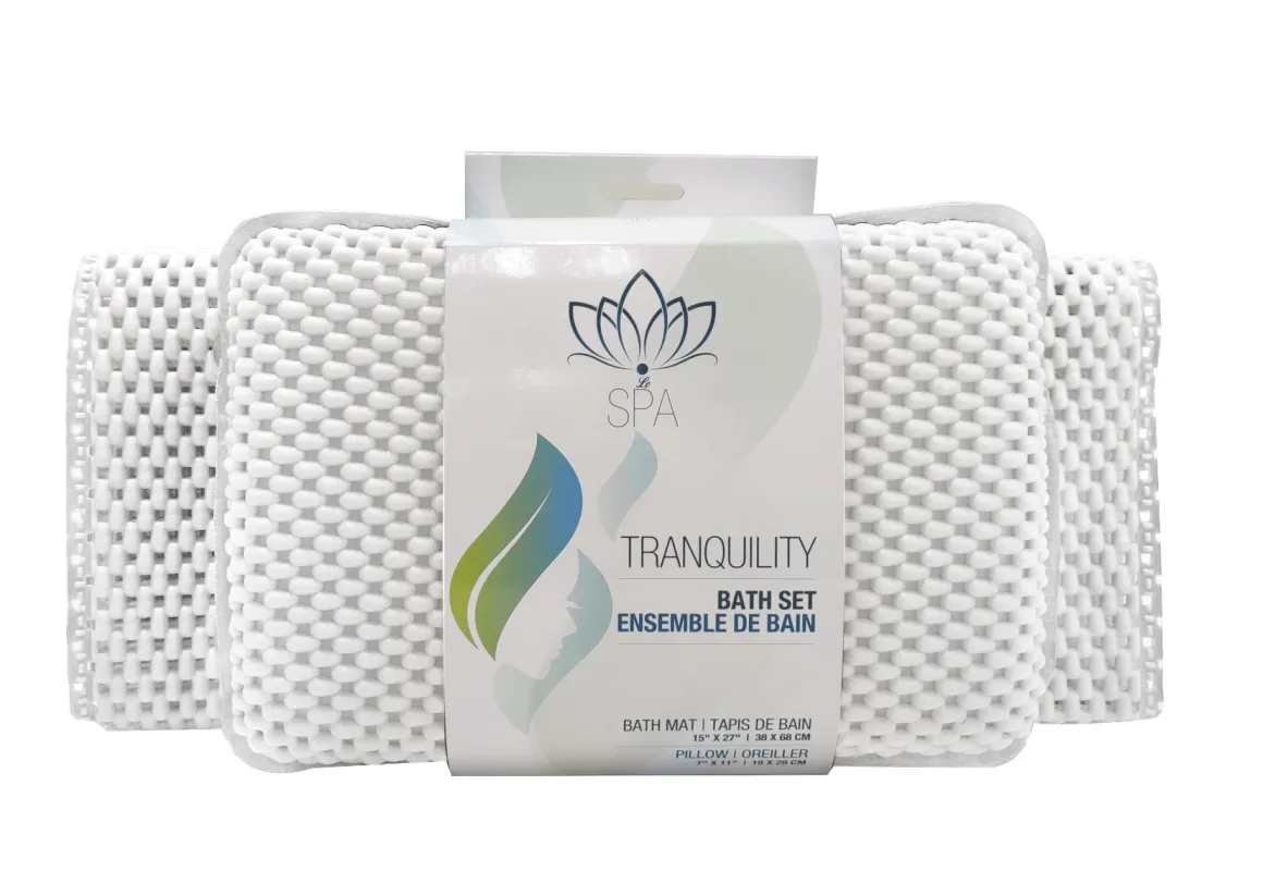TRANQUILITY Bath Set and Cushion Foam Set