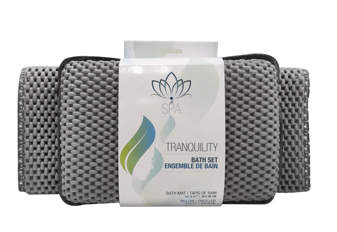 TRANQUILITY Bath Set and Cushion Foam Set