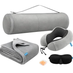 Travel Pillow and Blanket Set