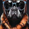 Trendy Animals Canvas 43X82CM