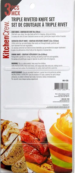 Triple Riveted Knife Sets