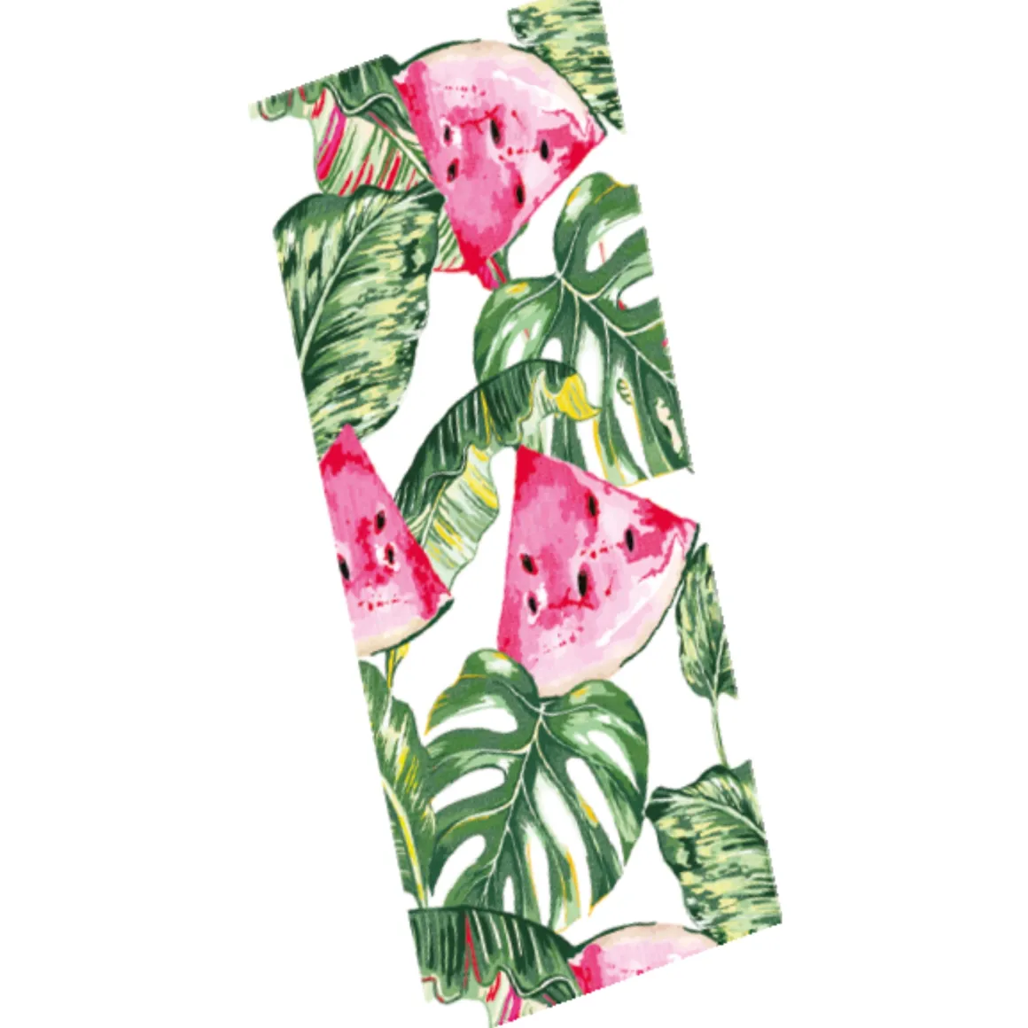 Tropical Print Beach Towel 28x55in – Assorted Summer Designs