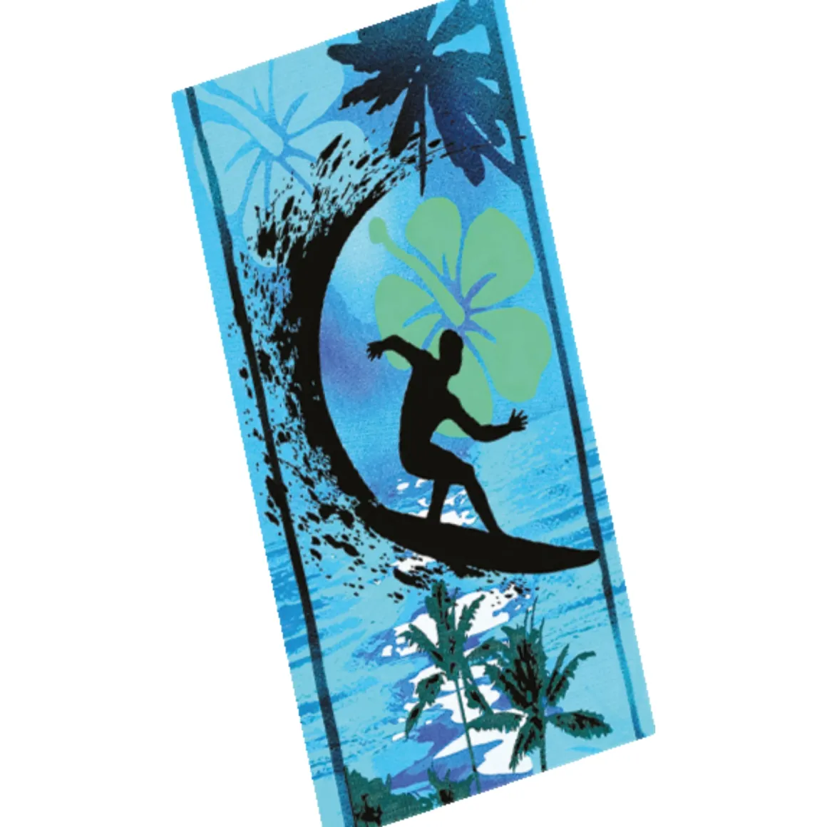 Tropical Print Beach Towel 28x55in – Assorted Summer Designs