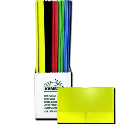 Twin Pocket Plastic Portfolio 50pc