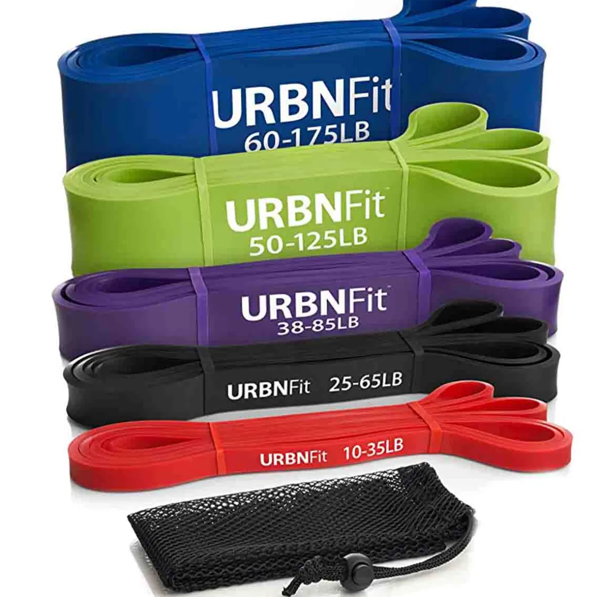 URBNFit -Pull Up Band Powerlifting Bands