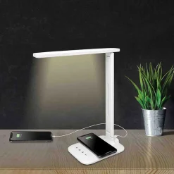 Usb Direct Led Light White With Wireless Phone Charger