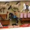 Valley Ranch Horse Playset 3 Style(Abc)