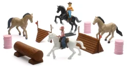Valley Ranch Horse Playset 3 Style(Abc)
