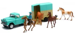 Valley Ranch - Pickup Trucks & Horse Trailer
