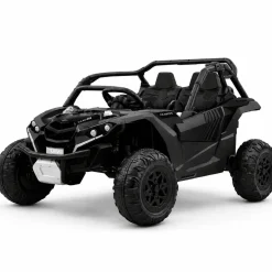 12V Electric Ride-On UTV Buggy with Remote Control, LED Lights & Working Doors