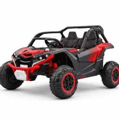 12V Electric Ride-On UTV Buggy with Remote Control, LED Lights & Working Doors