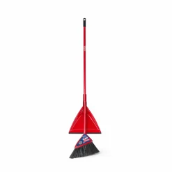Vileda Oskar Broom with Integrated Dustpan Set