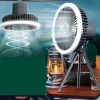 vorteco - 2 in 1 standing/hanging fan with LED light
