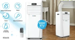 VORTECO - Portable Air Conditioner 8000BTU