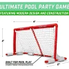 Water Polo Goal With Three Balls And Pum