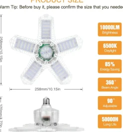 WATTSON | Foldable Transparent LED COB Light | 100W