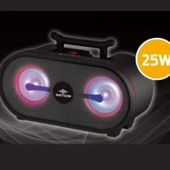 WATTSON - Rechargeable speaker 2x6.5''