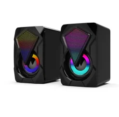WATTSON - Set of 2 Gaming Speakers with Light Effects