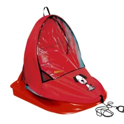 Weather Shield Puppy Snow Sled with Protective Cover