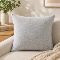 White Goose Feather Cushion 20 x 20"