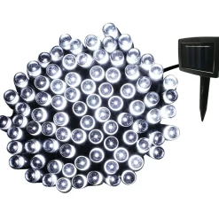 White 150 LED Solar String Lights