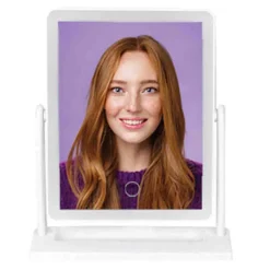 White Makeup Mirror With Led Light