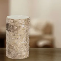 1 Wick Birch Candle Tall
